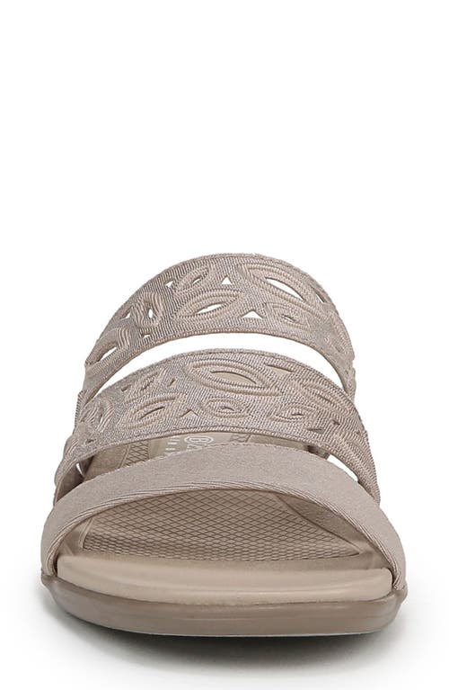 Bzees Poppy Slide Sandal In Simply Taupe