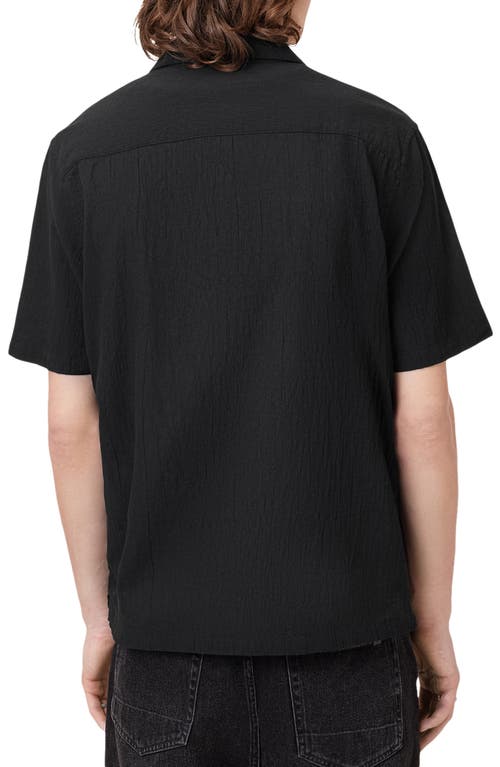 Allsaints Venice Relaxed Fit Short Sleeve Button-up Camp Shirt