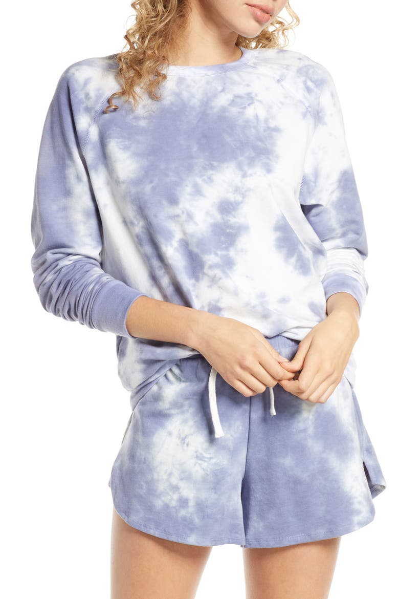 By Chance Sweatshirt, Main, color, LIGHT INDIGO CRYSTAL WASH