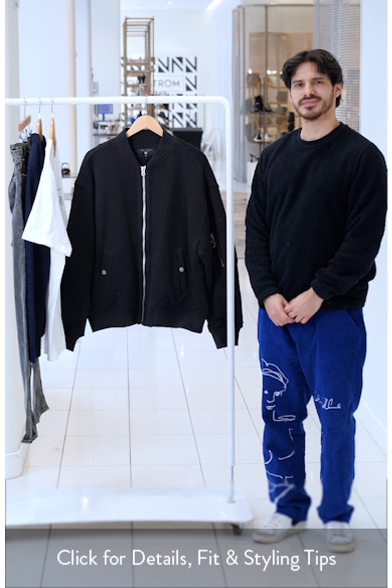 Manston Cotton Blend Bomber Jacket video