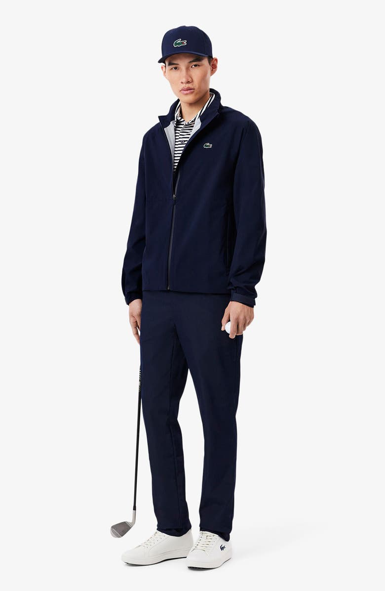 Lacoste Waterproof Performance Stretch Golf Jacket, Alternate, color, Marine/ Marine