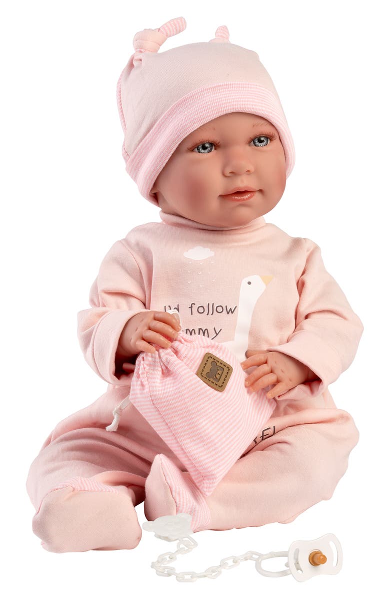 Llorens Luisa 16.5-Inch Crying Articulated Baby Doll, Main, color, Multi