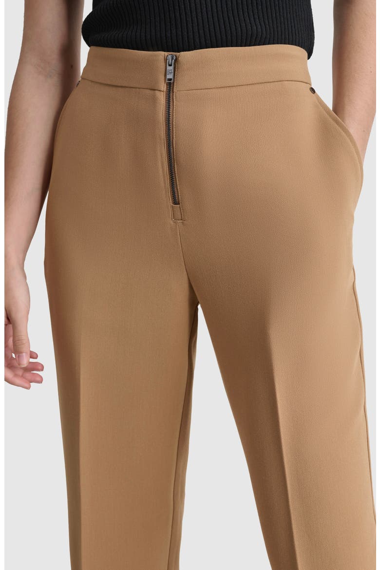 Double Weave Wide Leg Pants, Alternate, color, TRUFFLE
