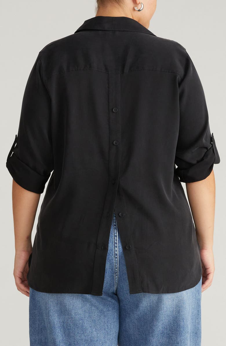 Universal Standard Button-Back Shirt, Alternate, color,