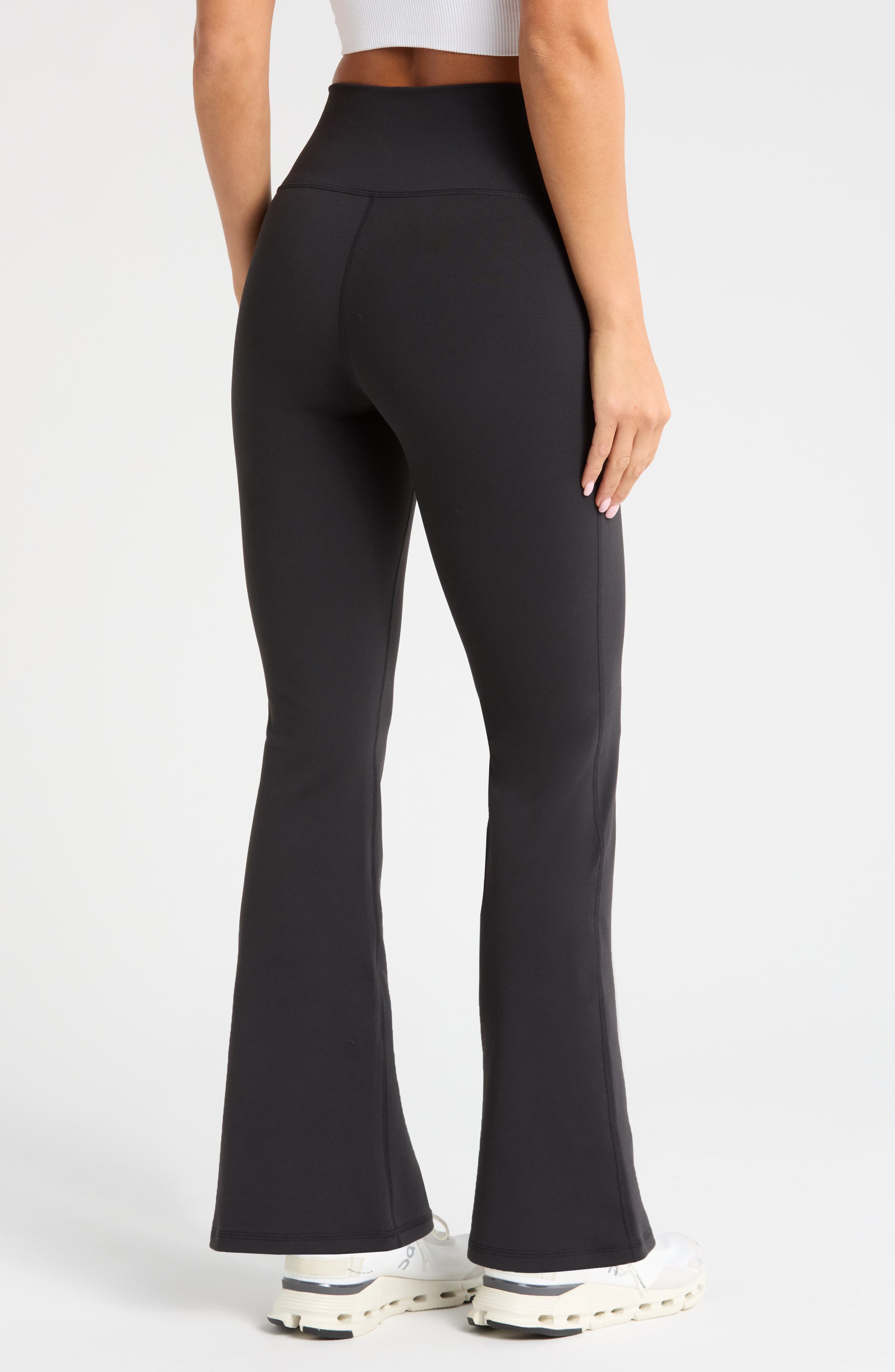 Zella Flex High Waist Flare Leg Pants (Women) | Nordstrom