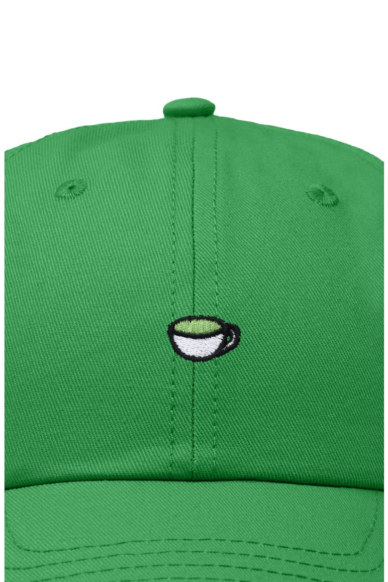 Womens Lil Matcha Everyday Dad Cap, Alternate, color, Kelly Green