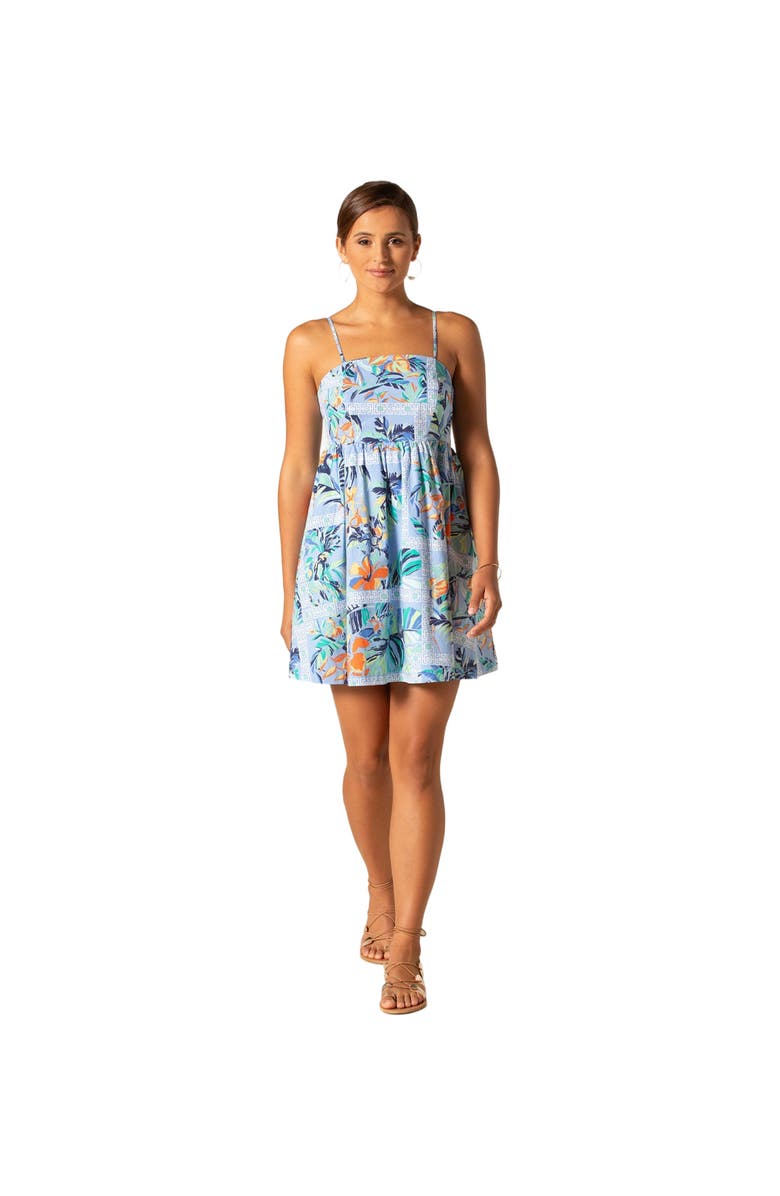 Tori Richard Block Party Fira Dress, Main, color, 