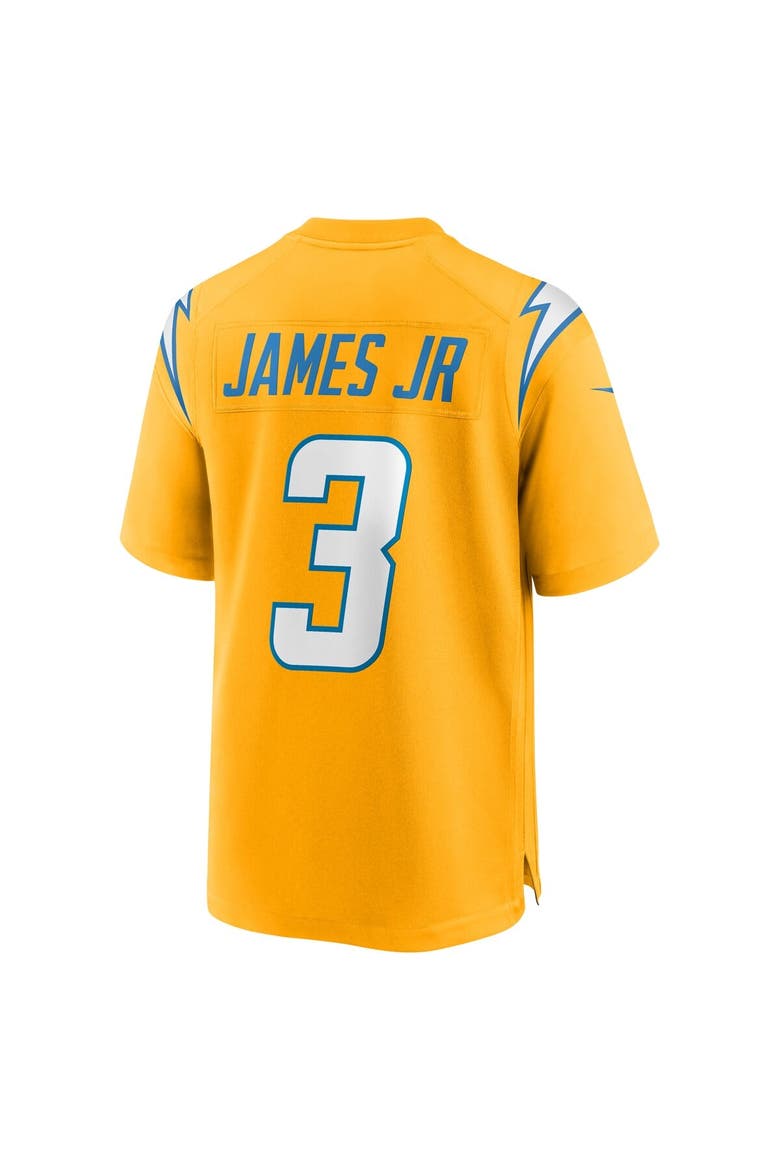 Youth Nike Derwin James Jr. Gold Los Angeles Chargers Alternate Charger Power Game Player Jersey, Alternate, color, Gold