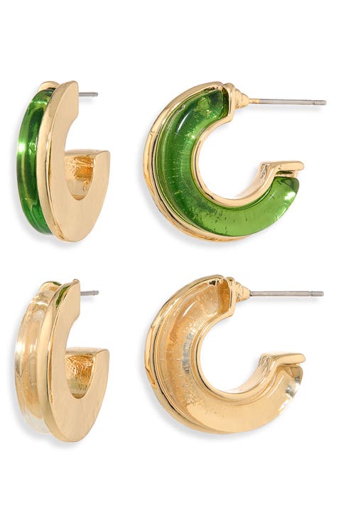 2-Pack Hoop Earrings