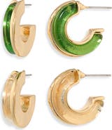 NATASHA 2-Pack Hoop Earrings