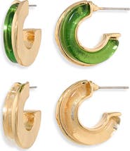 NATASHA 2-Pack Hoop Earrings