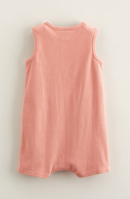 Nordstrom Rib Romper In Pink