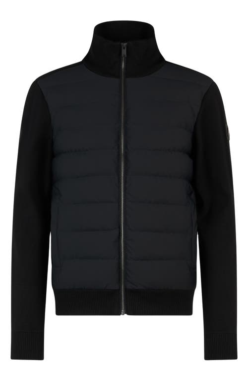 Moose Knuckles Black Kamet Hybrid Jacket In Black