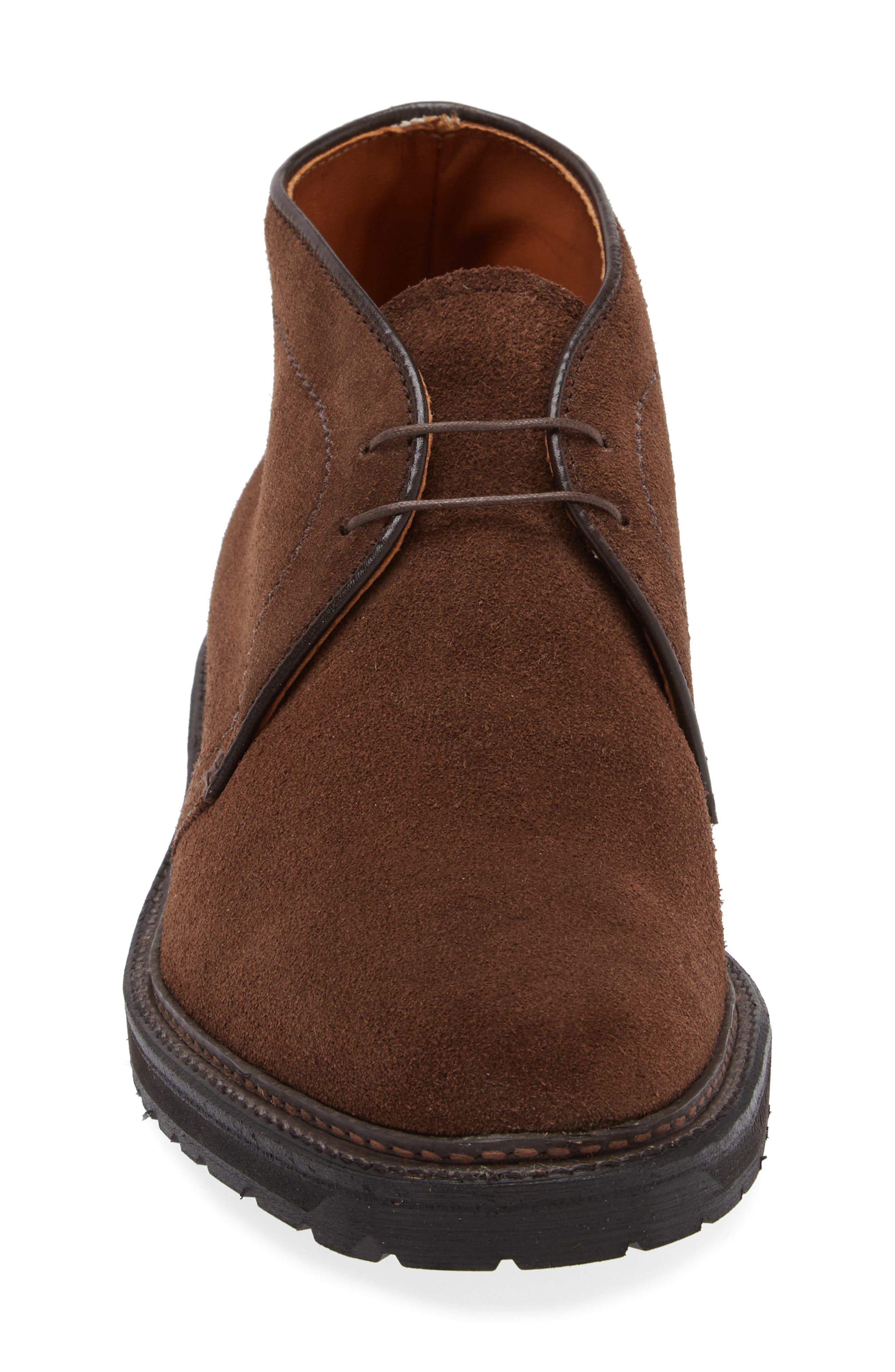 Alden Barrie Chukka Boot, Alternate, color, Dark Brown Suede
