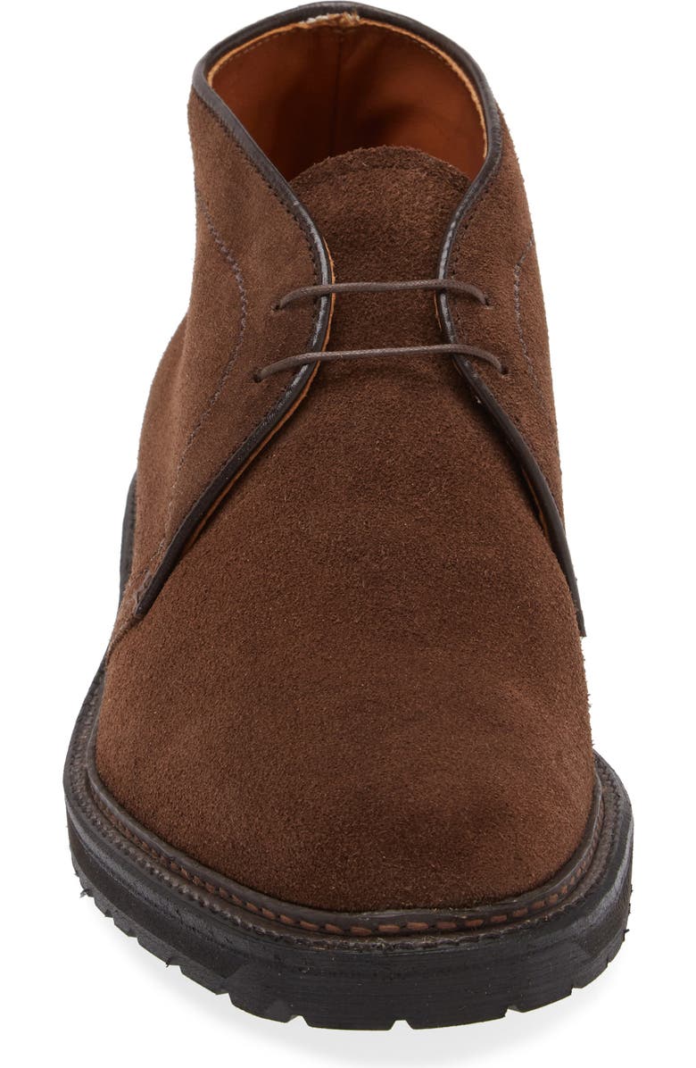 Alden Barrie Chukka Boot, Alternate, color, Dark Brown Suede