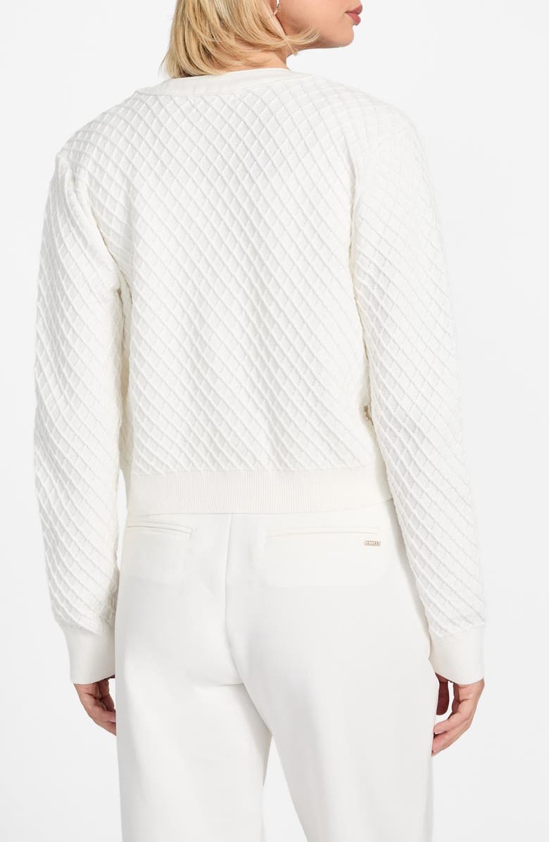 GUESS Lylah Cardigan, Alternate, color, White