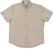 BURNSIDE Short Sleeve Button-Up Shirt
