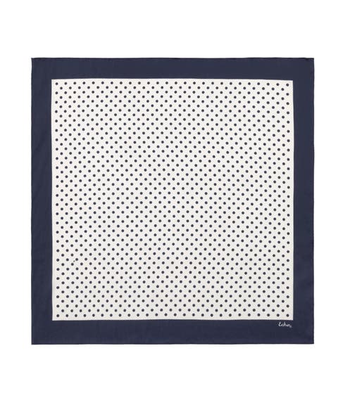 Pin Dot Silk Scarf