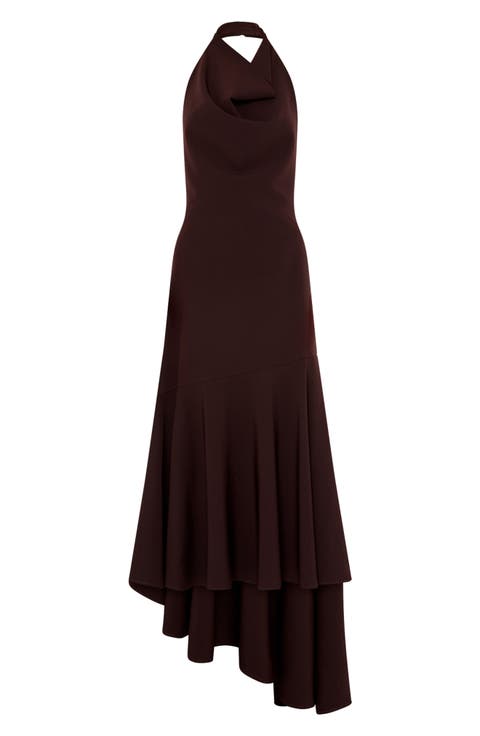 Jade Cady Halter Dress