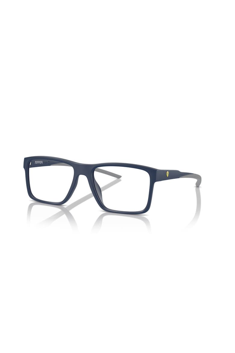 58mm Rectangle optical glasses, Main, color, Blue