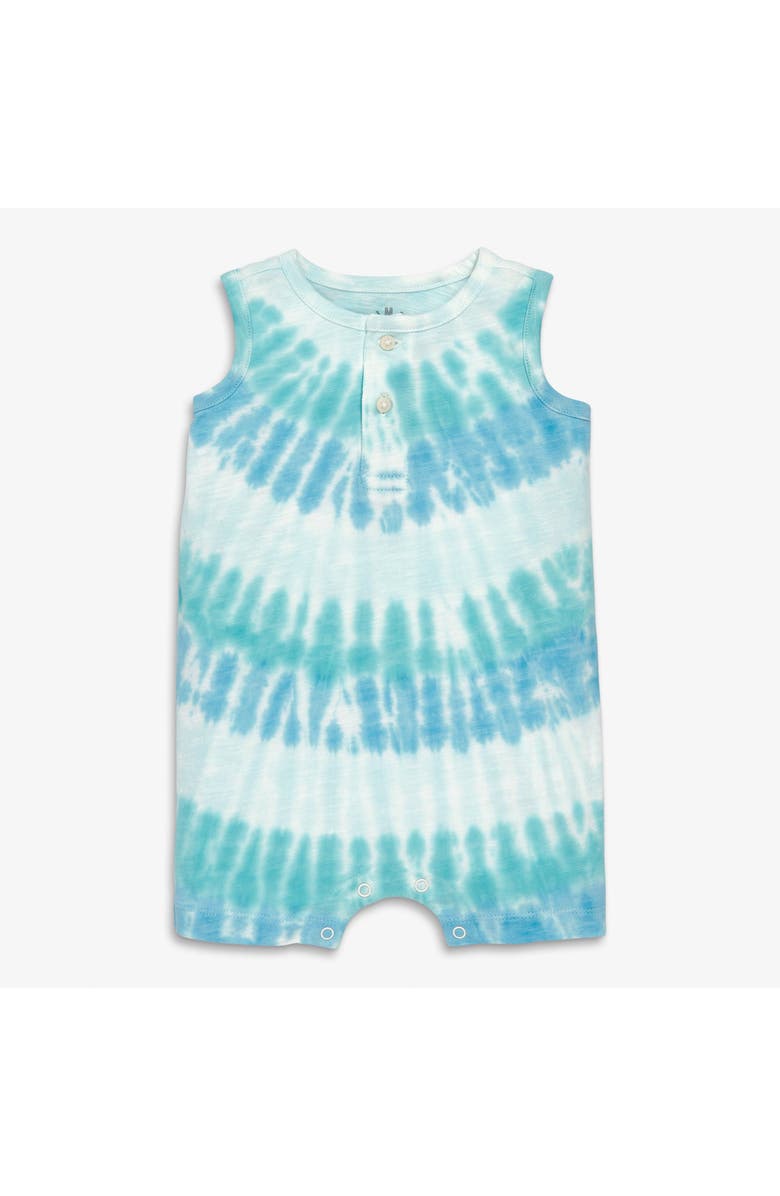 Primary Baby Tank Shortie In Tie-Dye, Main, color, Cool Sunburst Tie Due