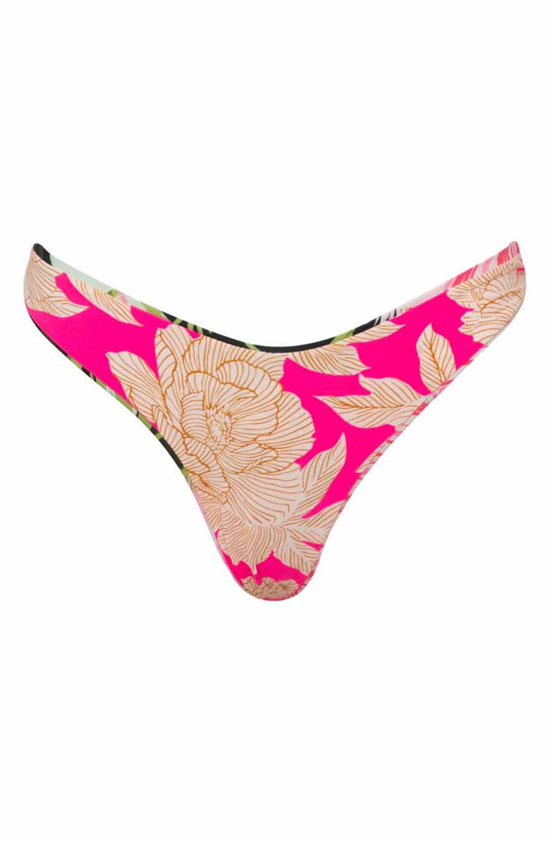 Maaji Neo Sublimity Reversible Bikini Bottoms, Alternate, color, Green