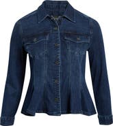 Liverpool Fit & Flare Denim Trucker Jacket