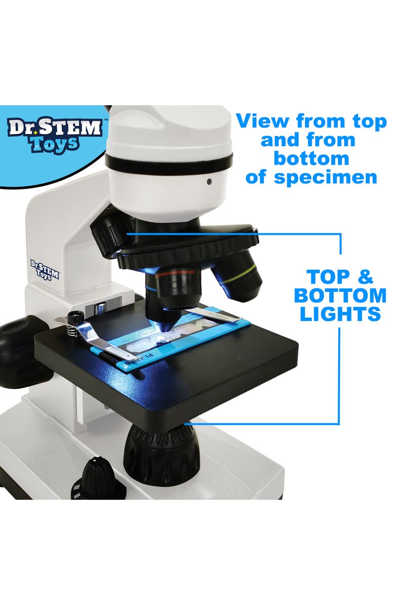 Dr. STEM Toys Lab Microscope Kit, 39pc, Kids 8+, Alternate, color, Multicolored