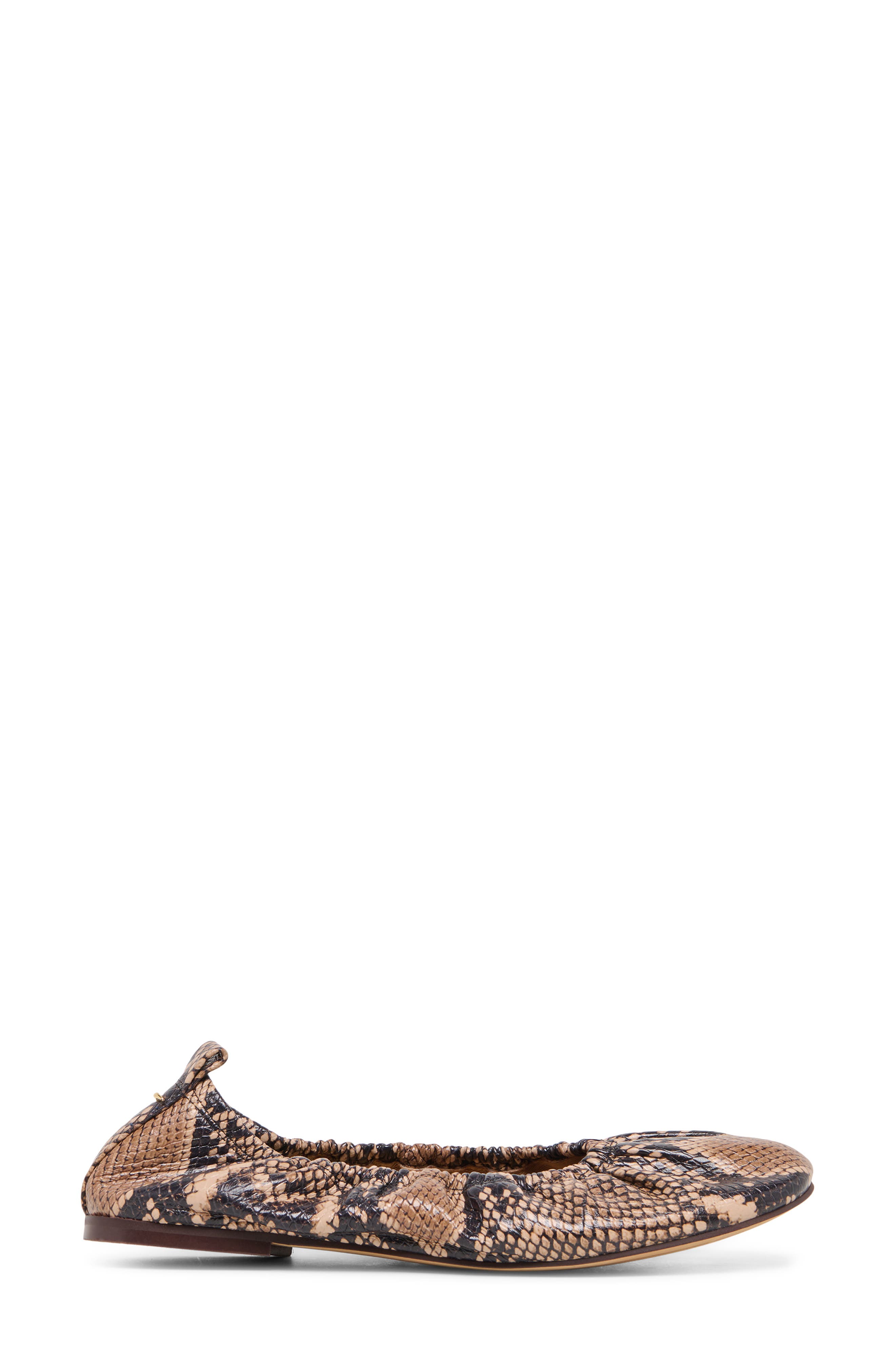 Conrad Ballet Flat, Alternate, color, BLUSH/SNAKE EMBOSSED LEATHER