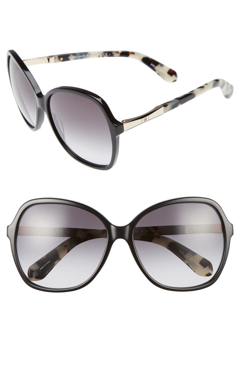 Kate Spade New York jolyn 58mm sunglasses, Alternate, color, 