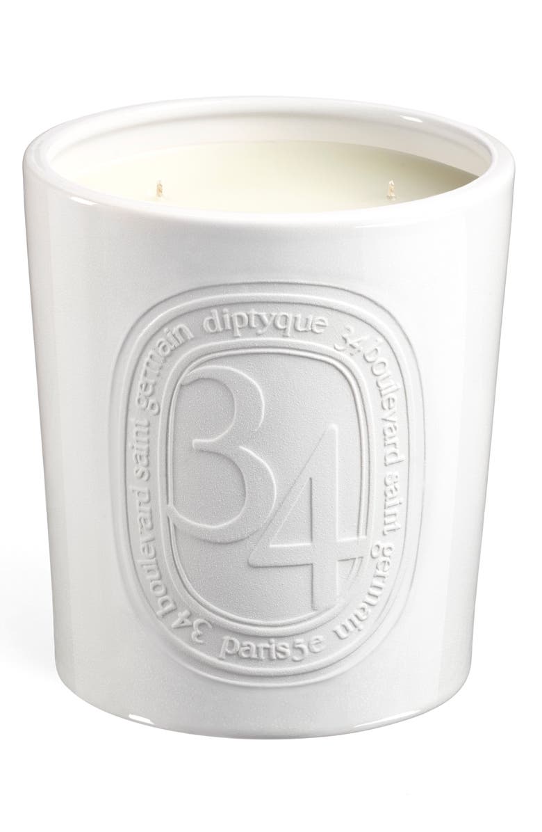 Diptyque 34 Boulevard Saint Germain Scented Candle, Main, color, 