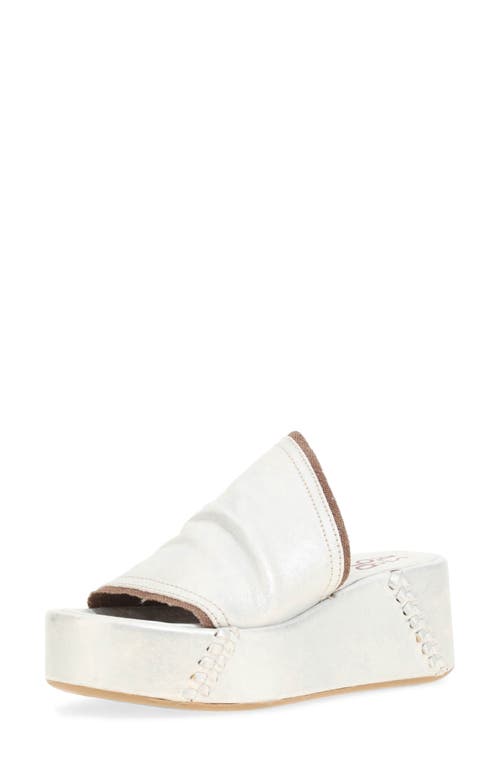 As98 A.s.98 Marlon Platform Sandal In Silver