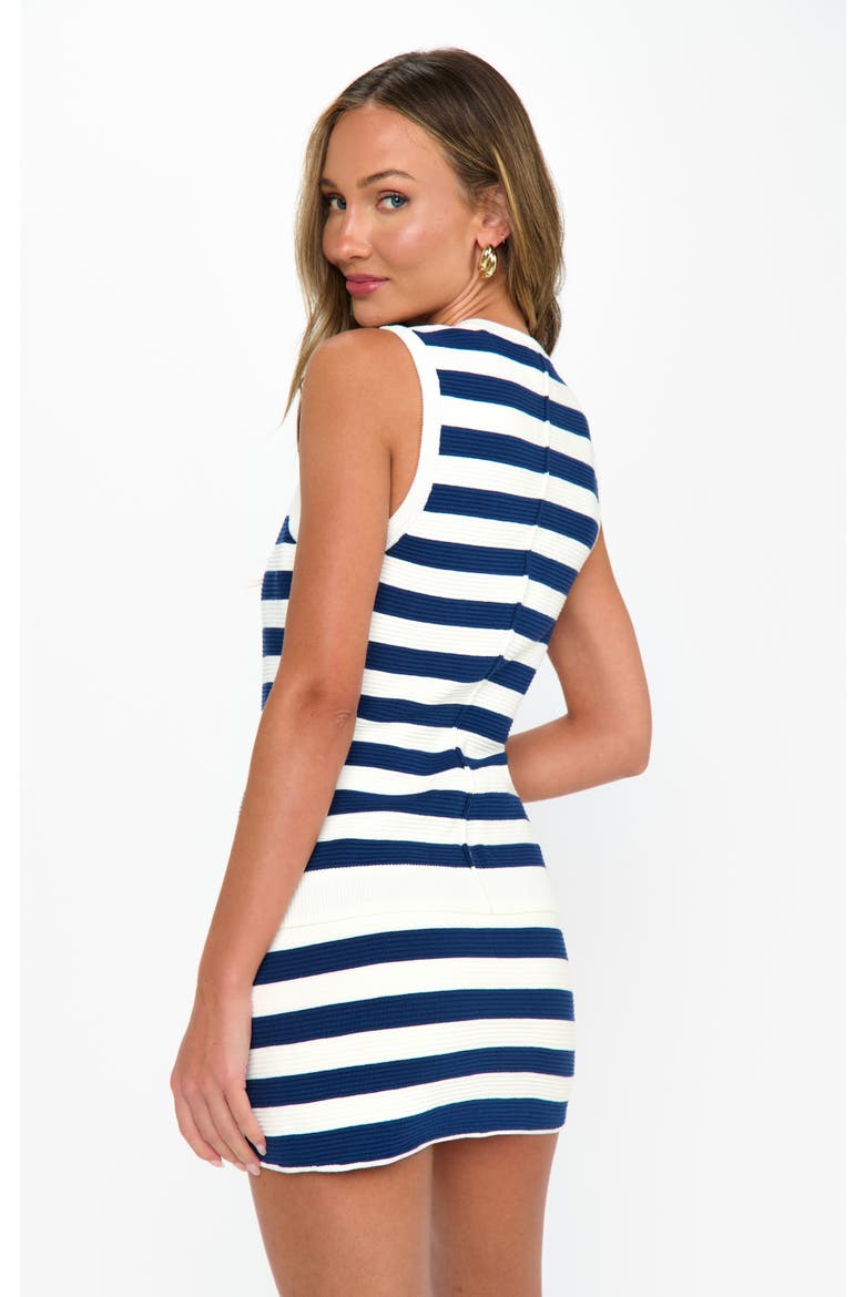 Devin Tank, Alternate, color, Navy Stripe Delight Knit