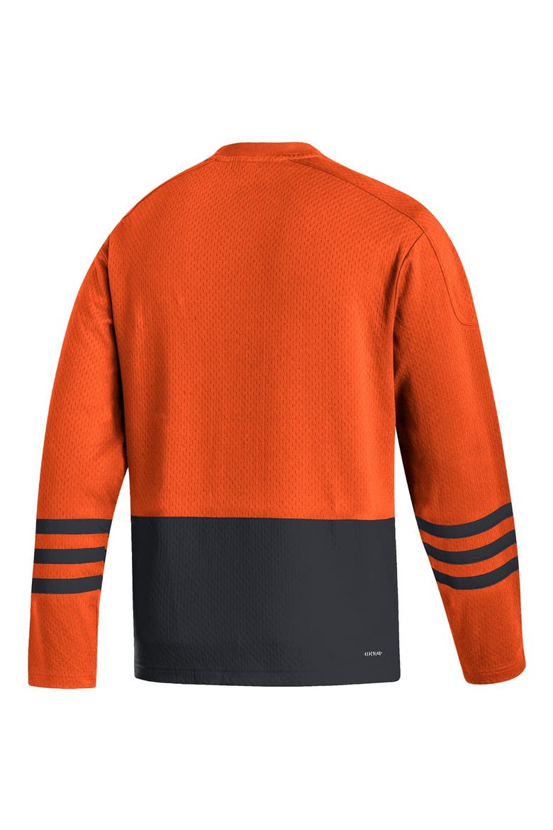 Men's adidas Orange Philadelphia Flyers Logo AEROREADY Pullover Sweater, Alternate, color, Orange