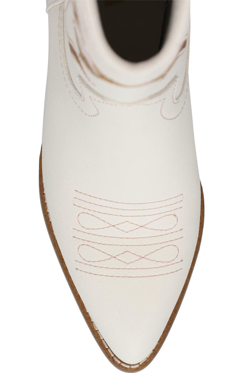 MIA Callan Western Boot, Alternate, color, White/ Blush