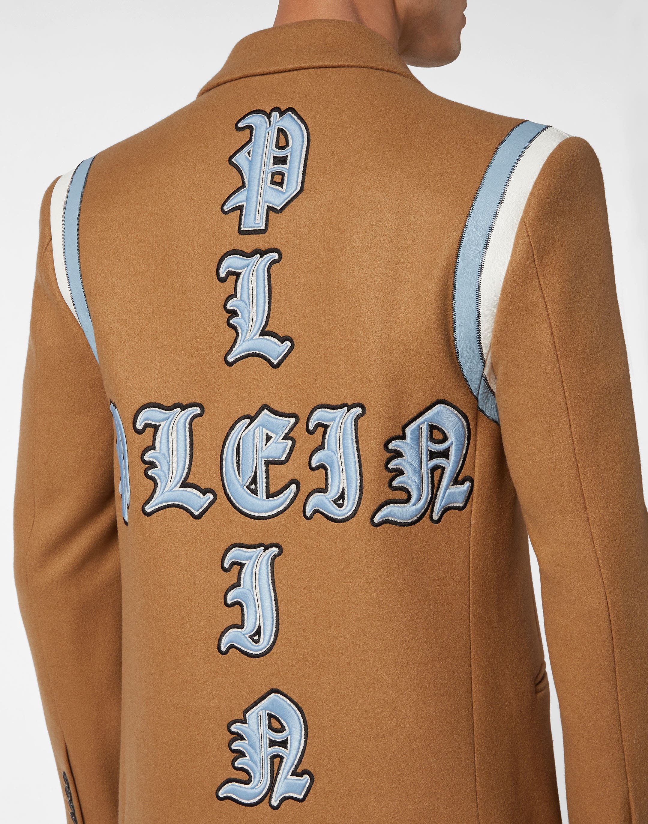 PHILIPP PLEIN Wool Long Coat Gothic Plein Men (Men) | Nordstrom