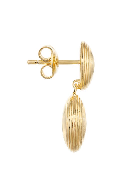 Lie Studio Lié Studio The Rita Drop Earrings In Gold