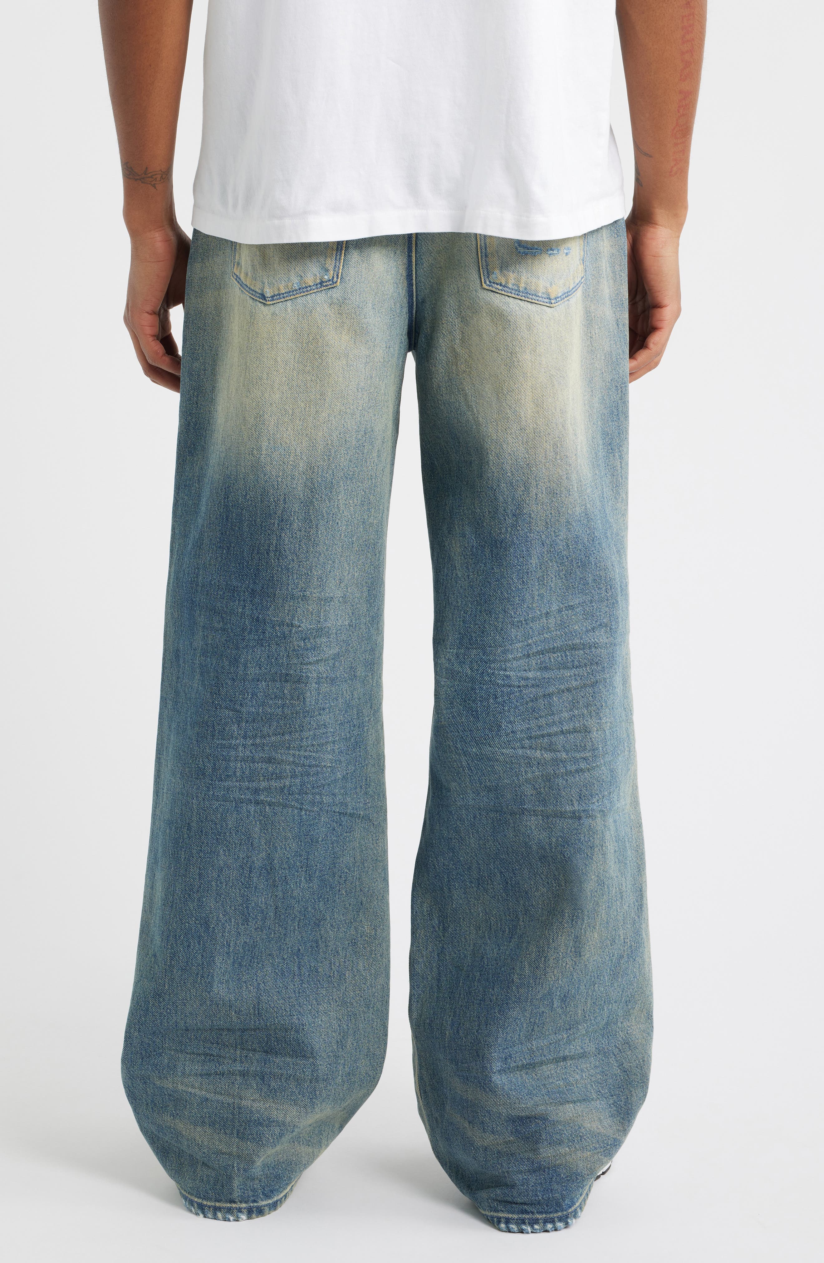 Franco Ripped Wide Leg Jeans - image 2