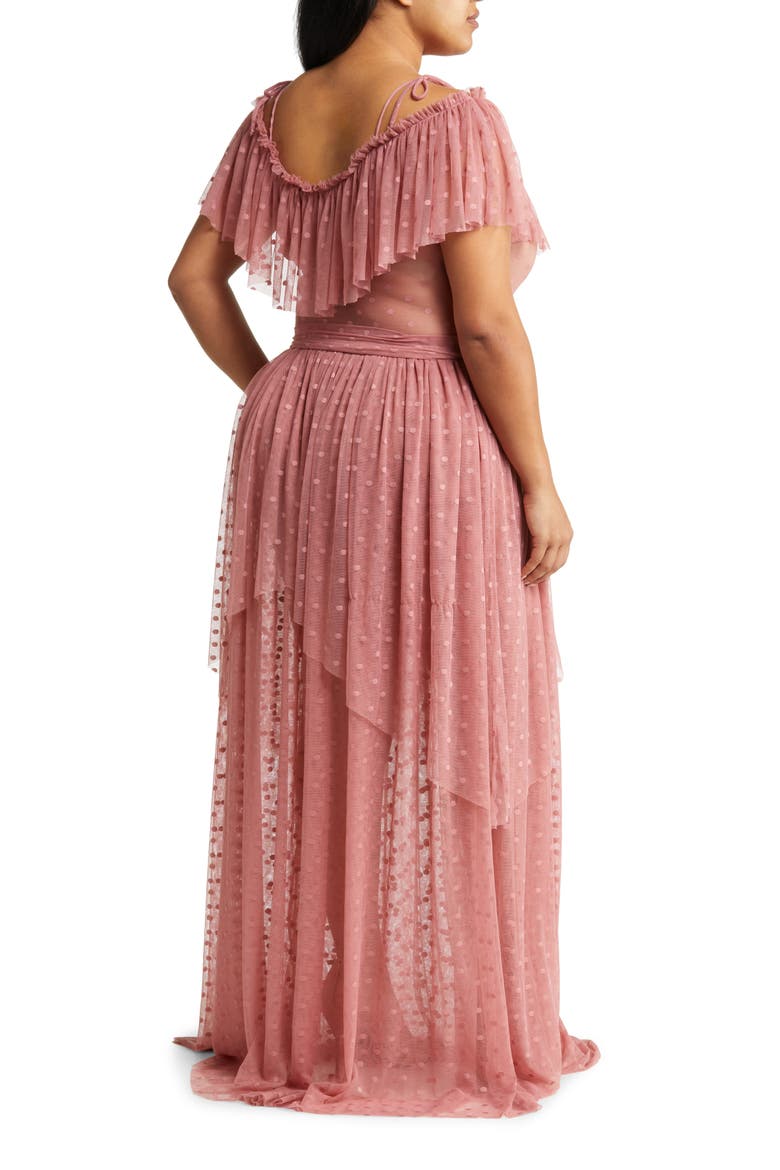 Enchanted Maxi Dress, Alternate, color, MAUVE