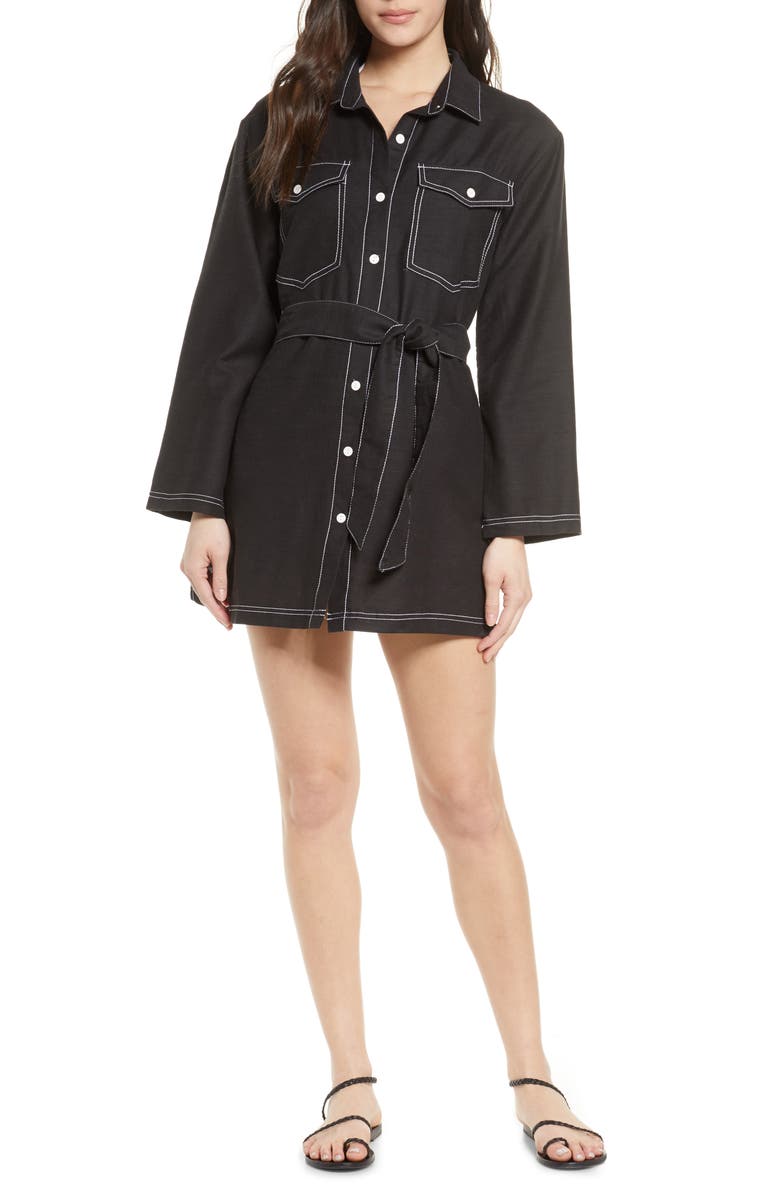 Dolce Vita Denim Style Cover-Up, Main, color, 