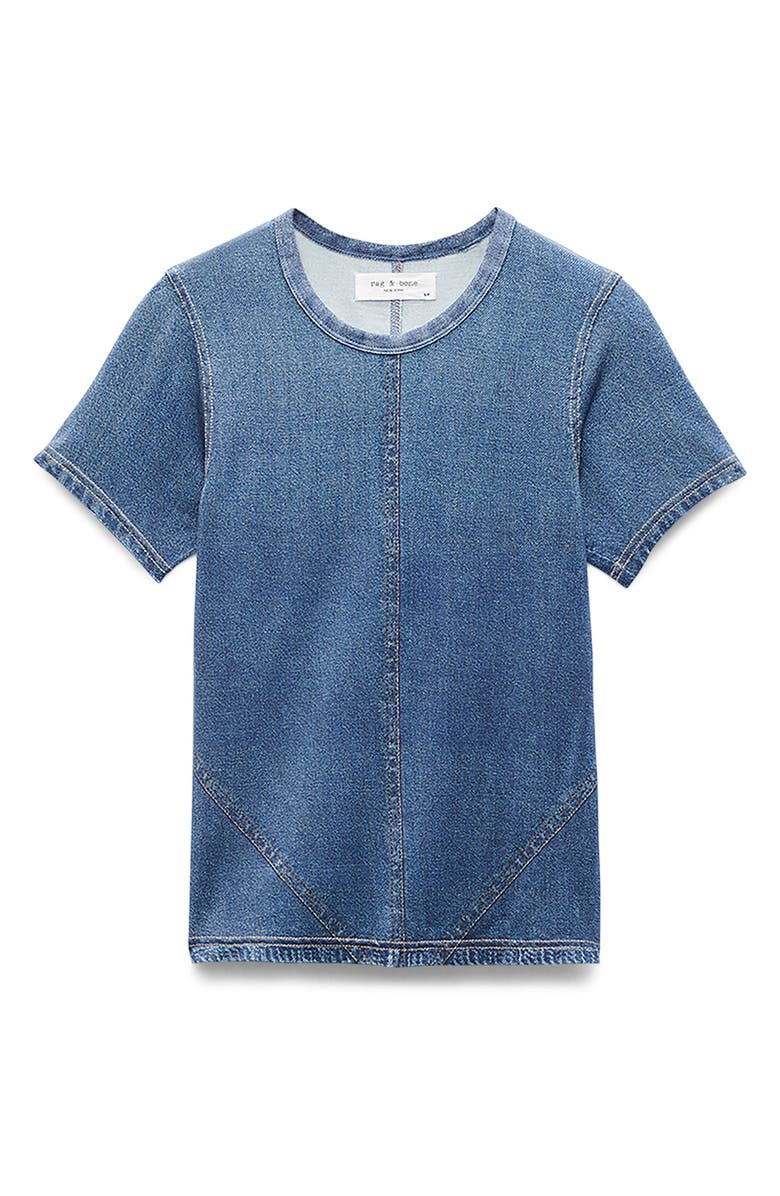 rag & bone Miramar Jersey Baby Tee, Alternate, color, Cosmos