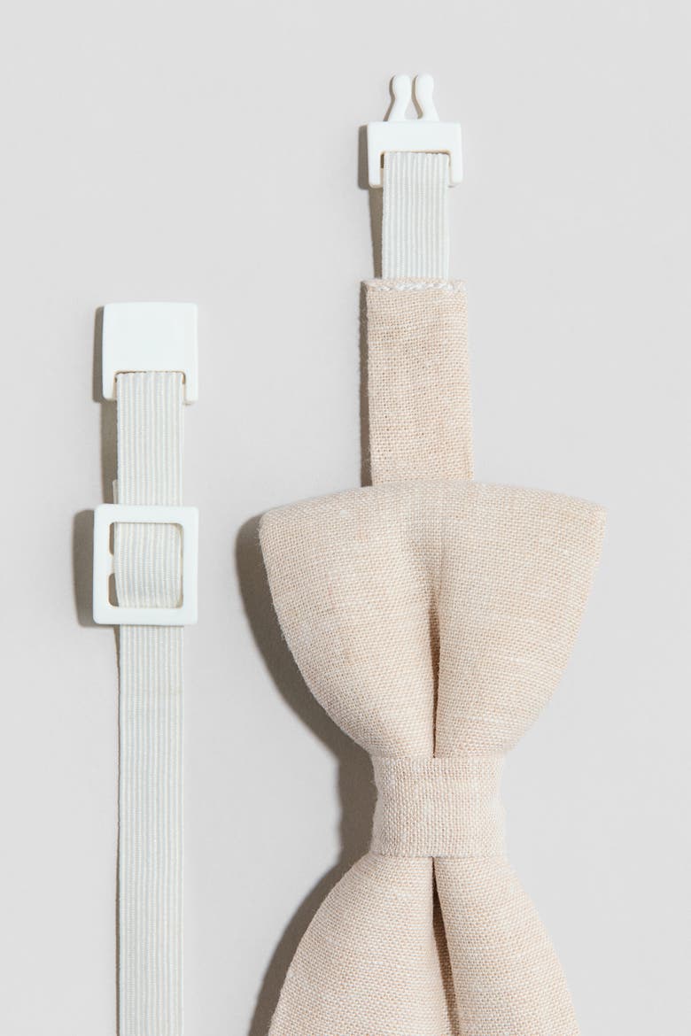 Bow Tie, Alternate, color, Light beige