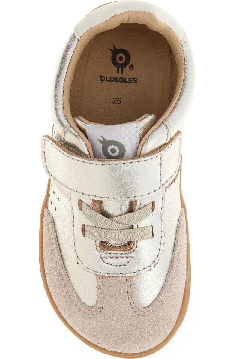 OLD SOLES Kids' 6500 Sytlin Barewalk Sneaker, Alternate, color, Silver / Snow
