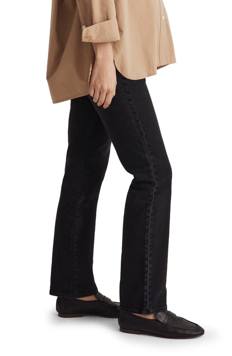 Madewell The Maternity Over the Belly '90s Straight Leg Jeans, Alternate, color, 