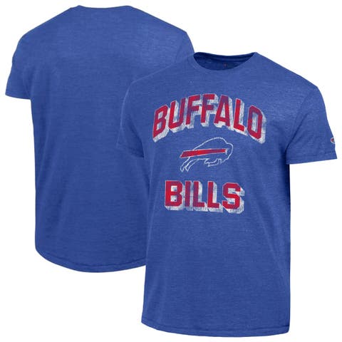 Men's Champion Royal Buffalo Bills Ultimate Tri-Blend T-Shirt