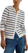 Lauren Ralph Lauren Striped Cotton Cardigan