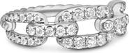 David Yurman Stax Diamond Chain Link Ring