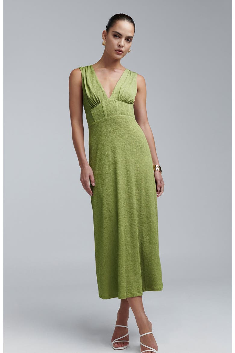 Camile Dress, Main, color, Olive Green