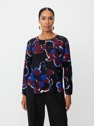 Masai Copenhagen Belsanu Round Neck Long Sleeve Blouse