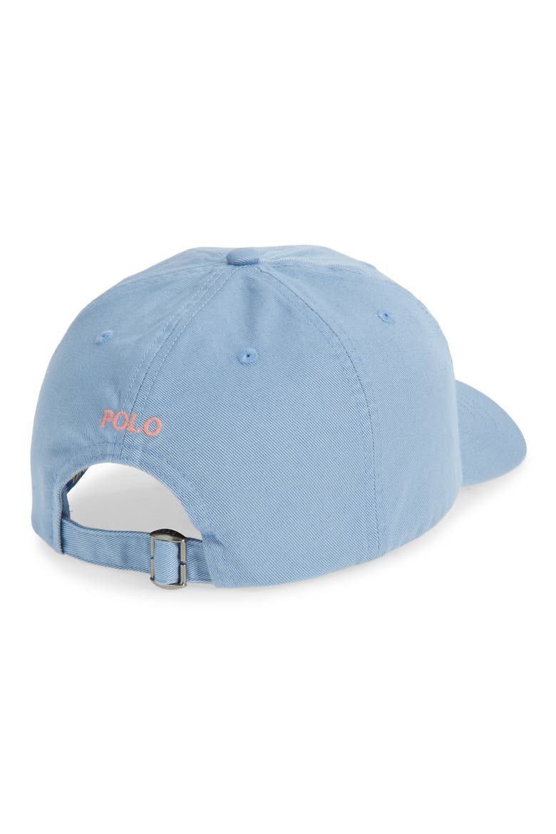 Kids' Adjustable Cotton Chino Baseball Cap, Alternate, color, VESSEL BLUE